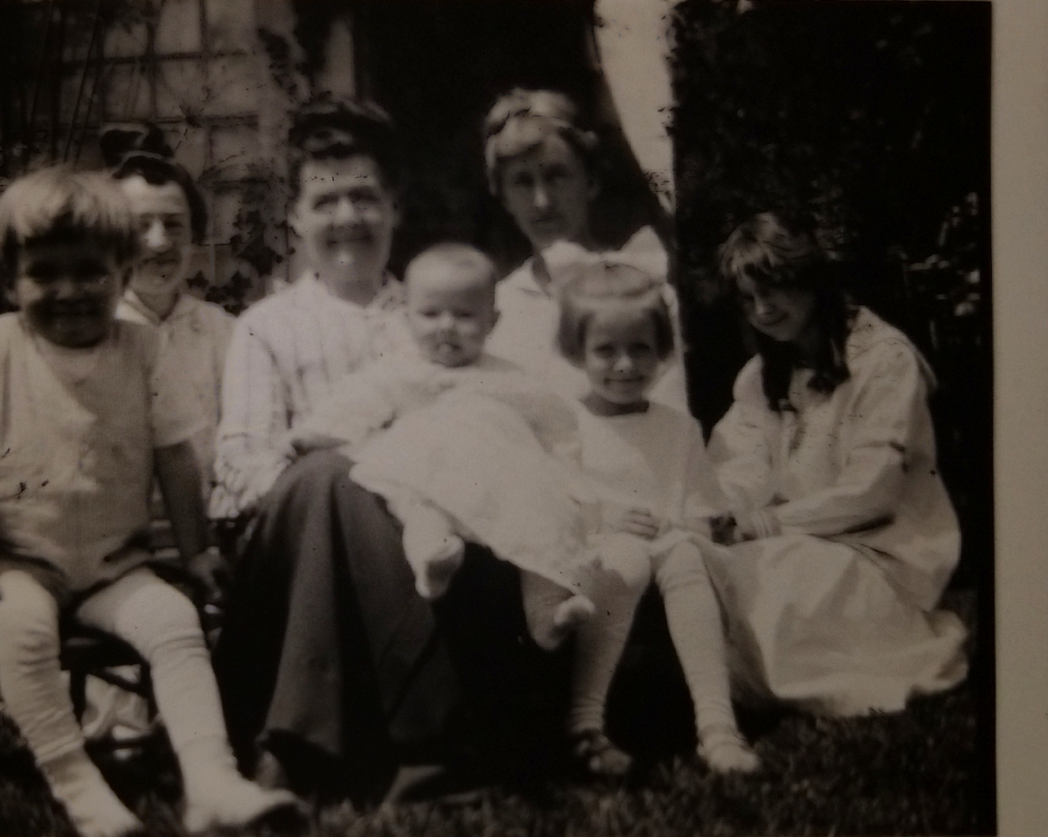 Martha Hughes Cannon with grandchildren
